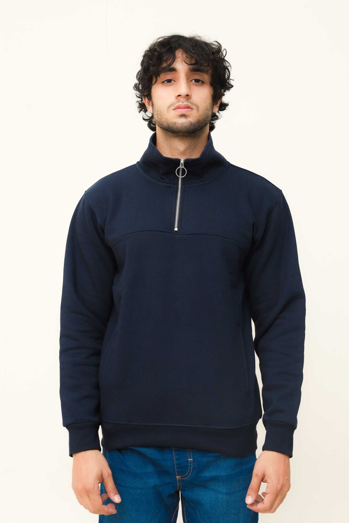 Navy Blue Half Zip