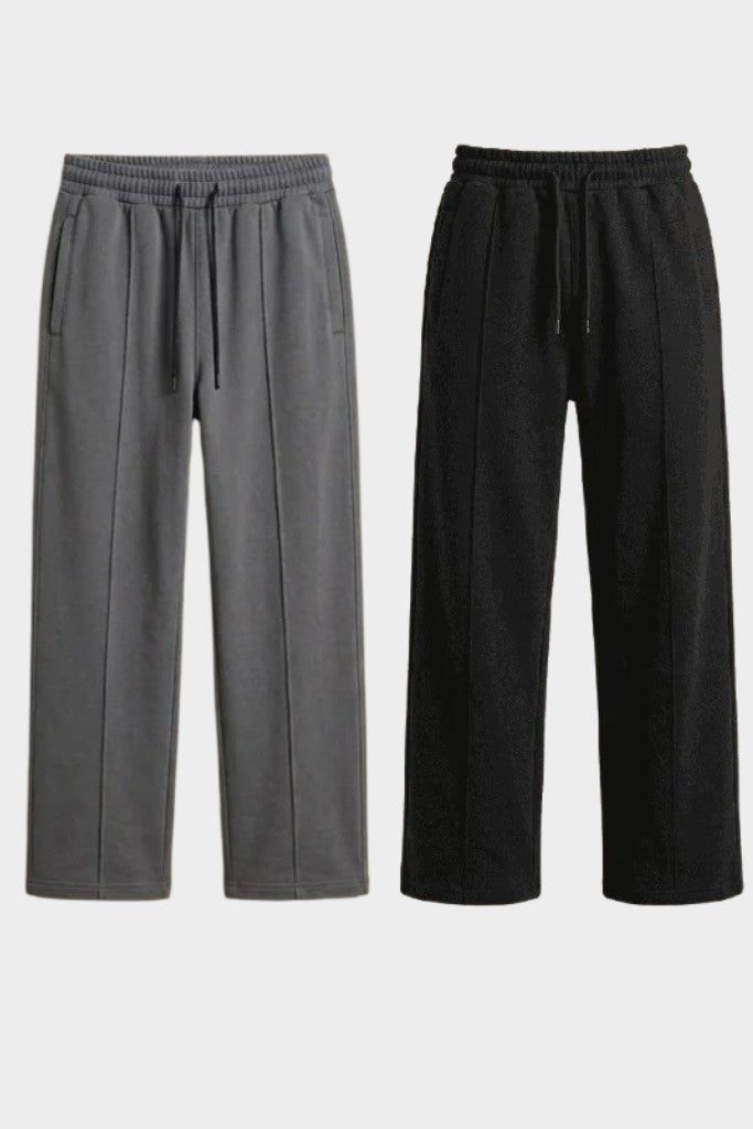 Black & Grey The Signature Wide Leg Duo