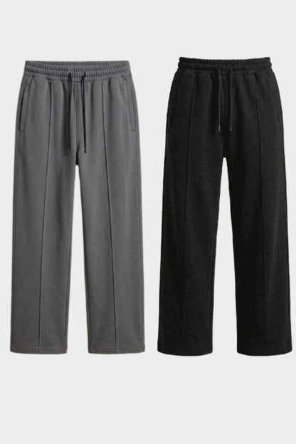 Black & Grey The Signature Wide Leg Duo